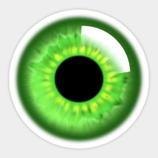 Green Eyeball Sticker